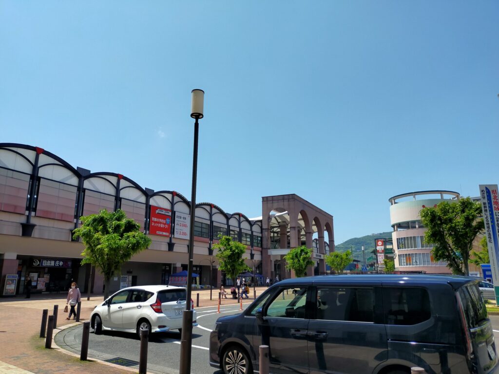 佐世保駅前の風景