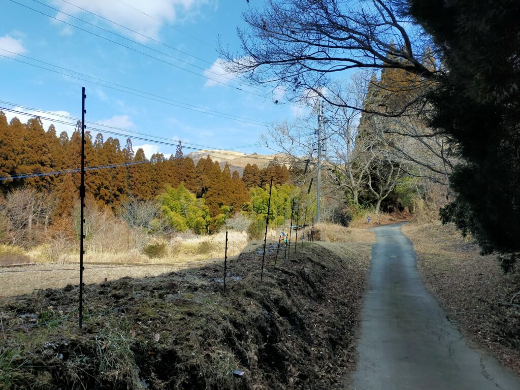 黒川温泉までの戻り道