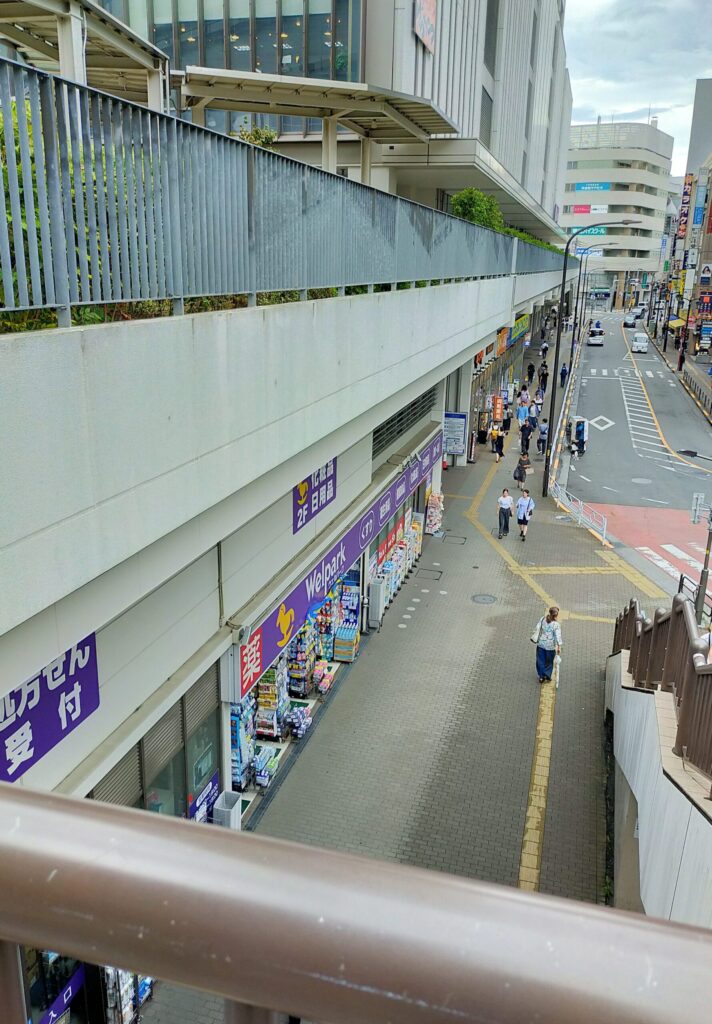 立川駅北口の周辺景色