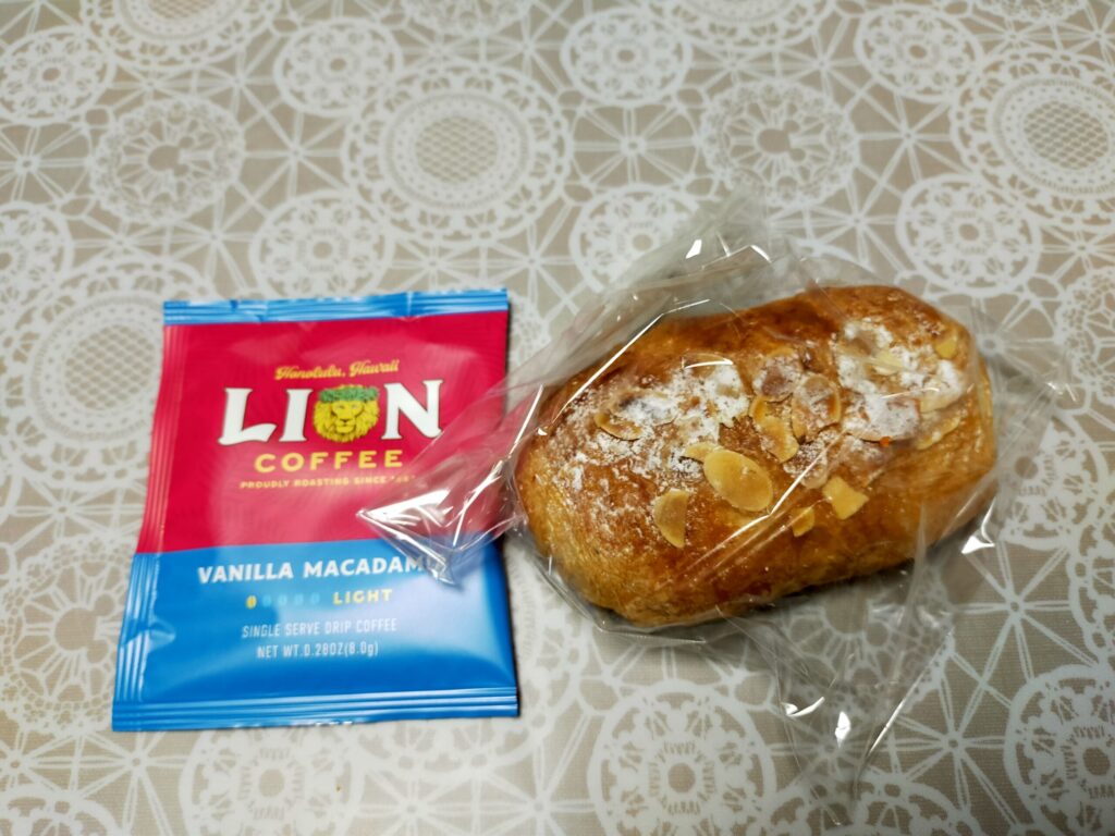 ライオンコーヒーとショコラオランジュ