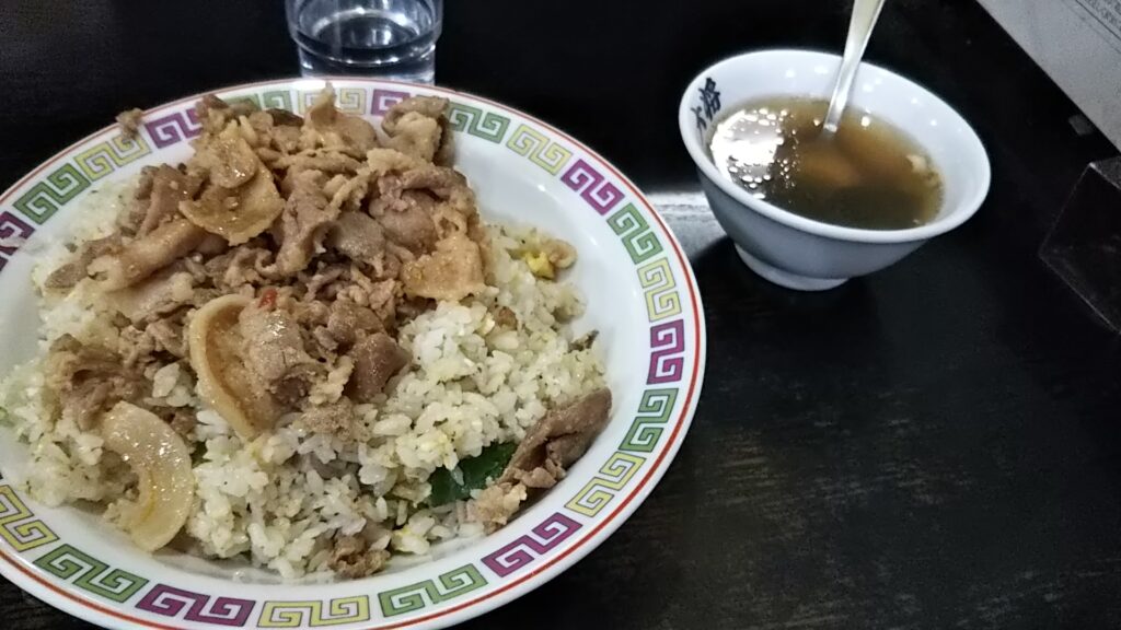 ラーメン大将の肉チャーハン